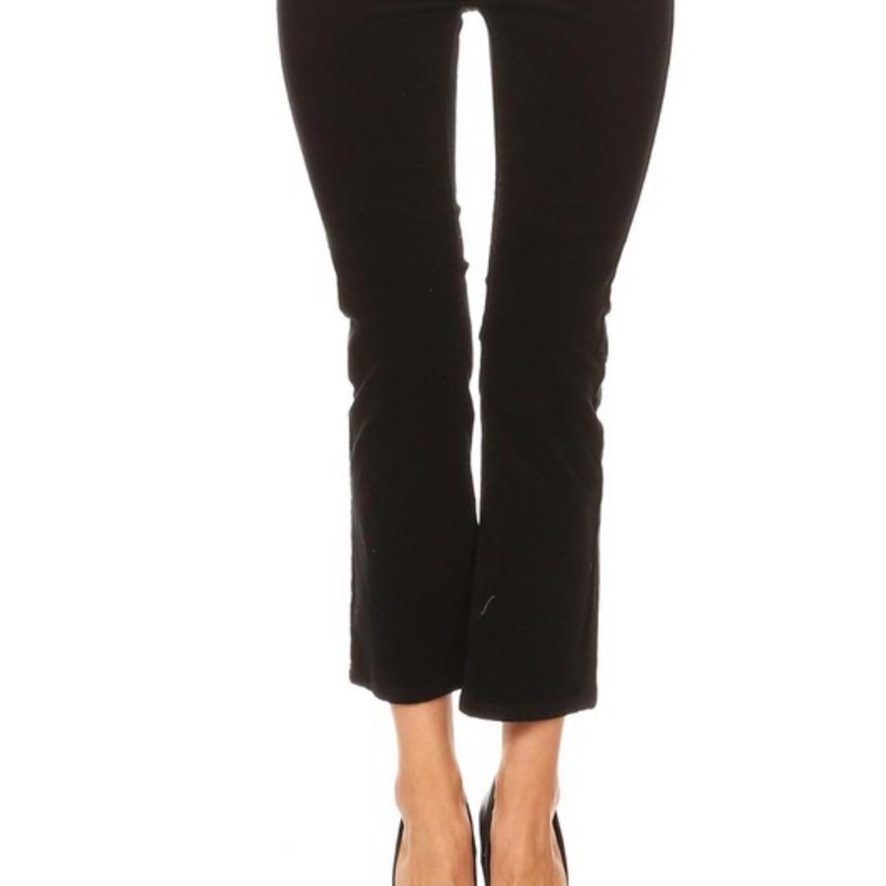 NWT High rise corduroy cropped flares